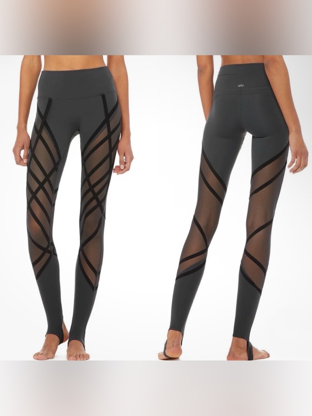 ALO Yoga High-Waist wrap stirrup legging